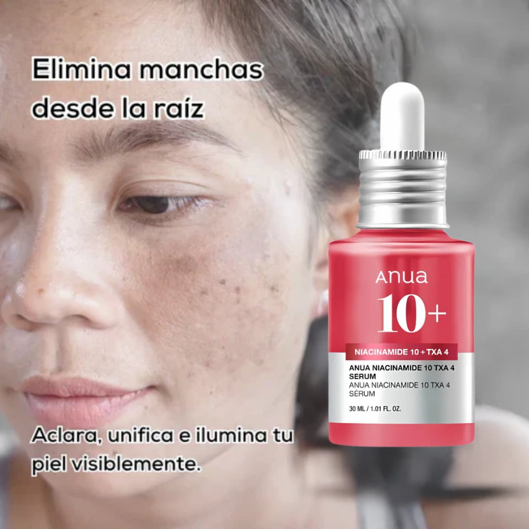 Elimina Manchas y Arrugas en 2 Semanas-Serum Anua Niacinamida+Tx 4%
