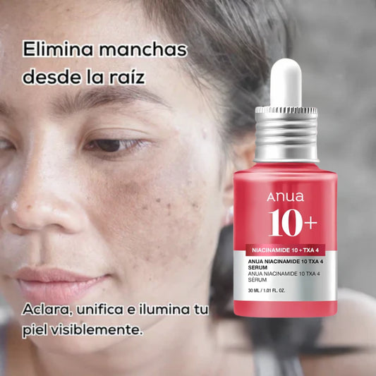 Elimina Manchas y Arrugas en 2 Semanas-Serum Anua Niacinamida+Tx 4%