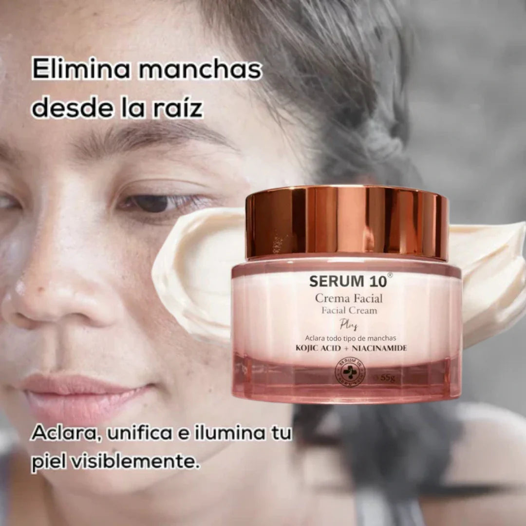 Serum Crema Natural con Acido Kojico - Piel Uniforme y Sin Complejos en 15 Días